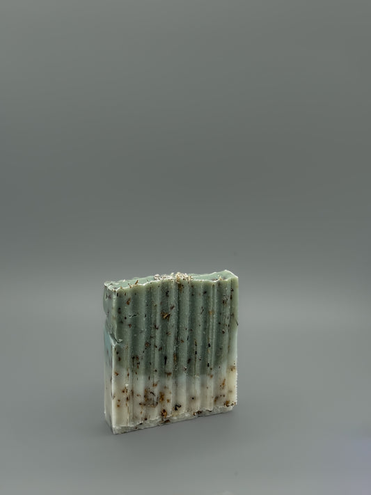 EXFOLIATING LAVENDAR BODY SOAP - essential oils + shea